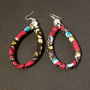 Kitenge (Ankara) Teardrop Earrings