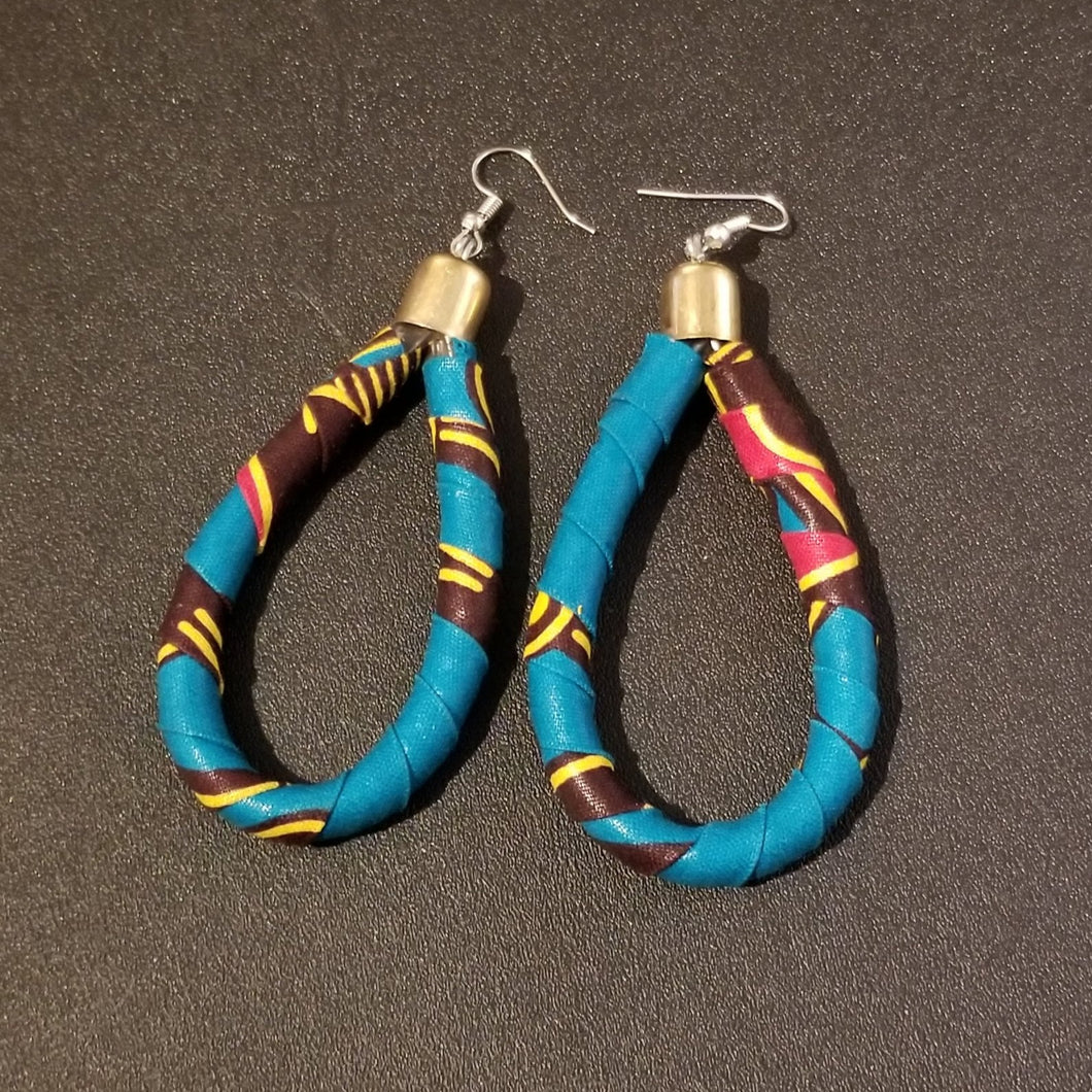 Kitenge (Ankara) Teardrop Earrings