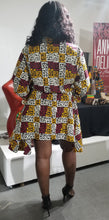 Load image into Gallery viewer, Kuba Print Button Down Shirt Dress