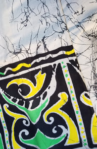 'Lemon-Lime' Batik Print Fabric (6 yds)
