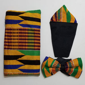 Handwoven Kente 3pc Tuxedo Set