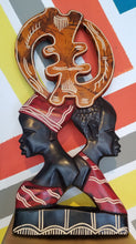 Load image into Gallery viewer, Gye Nyame Couple Wall Sculpture (Pre-Order)