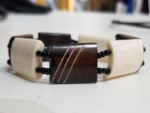 Batik Bone Elastic Bracelet