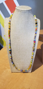 Ghanaian 'Trade Bead' Glass Necklace - Small