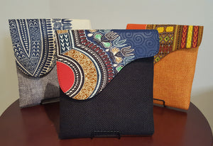 Dashiki Print Clutch/Crossbody Bag