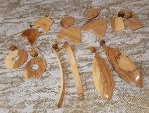 Kenyan African Wood Earrings