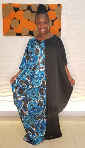 Nigerian Icy Blue Luxury Kaftan