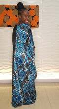 Load image into Gallery viewer, Nigerian Icy Blue Luxury Kaftan