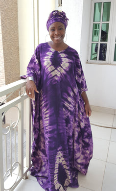 Tie-Dye Nigerian Adire Silk Kaftans *New Colors*