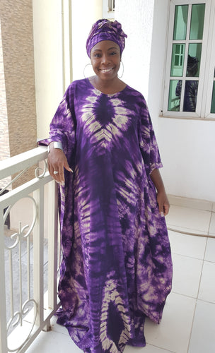 Nigerian Adire Silk Kaftans *New Colors*