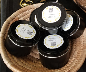 Luxury Hand-Poured Soy Candles (8oz tin)