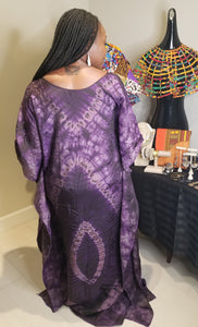 Tie-Dye Adire Silk Kaftans