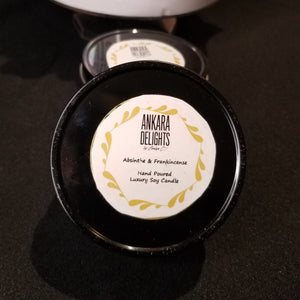 Luxury Hand-Poured Soy Candles (8oz tin)