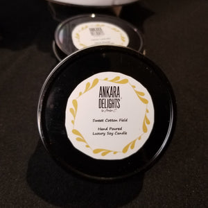 Luxury Hand-Poured Soy Candles (8oz tin)