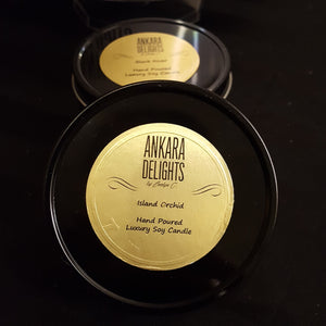 Luxury Hand-Poured Soy Candles (8oz tin)