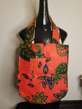 Load image into Gallery viewer, Large Reversible African Print Tote Bags