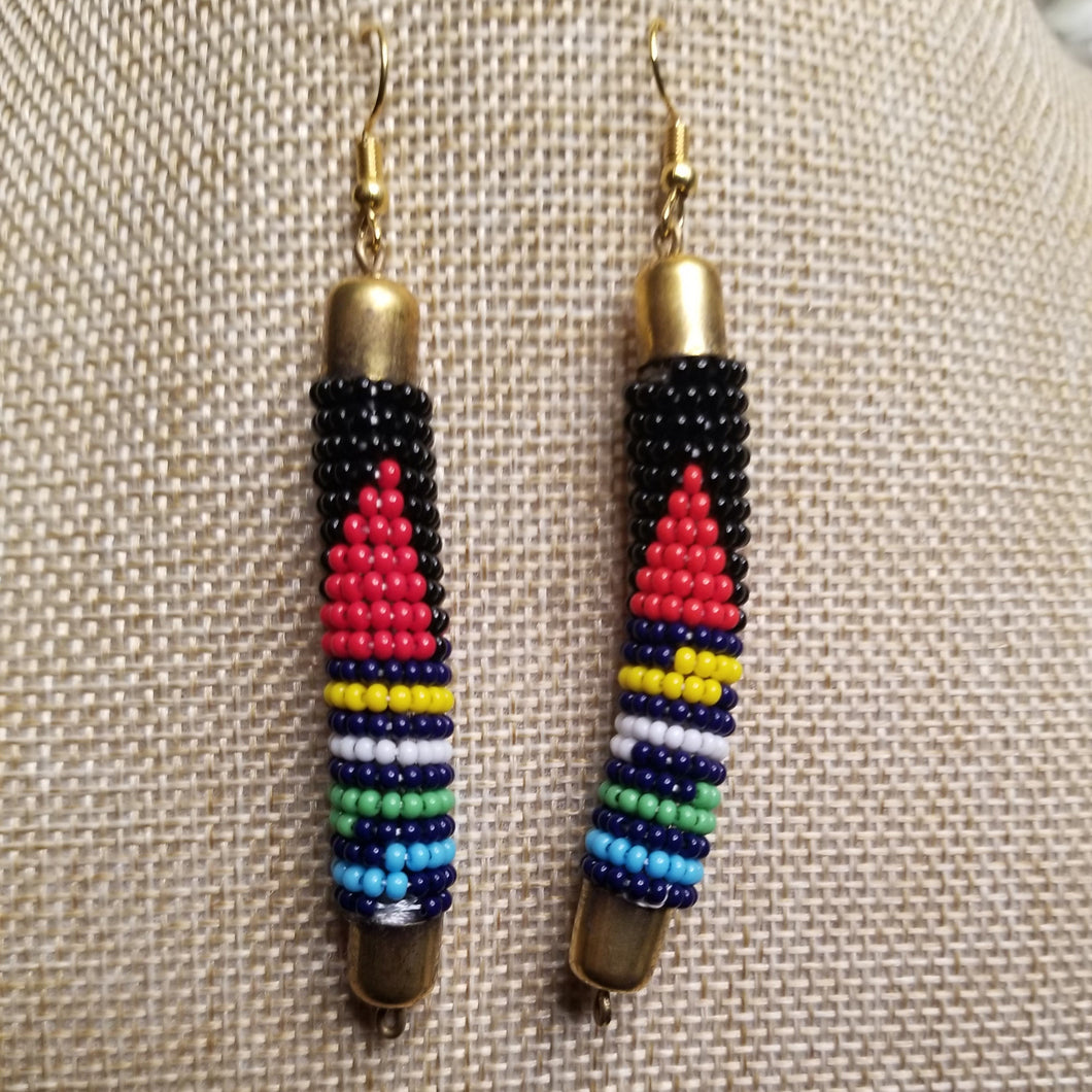 Maasai Bead Rod Earrings