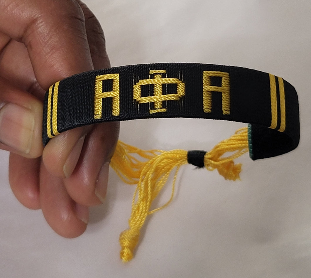 Handwoven 'Divine 9' Fraternity & Sorority Bracelets