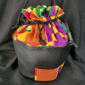 Ghanaian African Print Bucket Bag