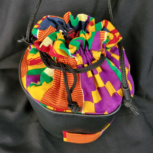 Ghanaian African Print Bucket Bag