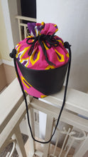 Load image into Gallery viewer, Ghanaian African Print Bucket Bag