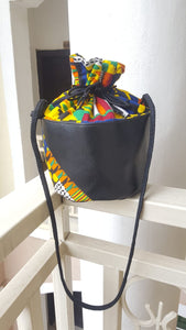 Ghanaian African Print Bucket Bag