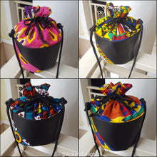 Load image into Gallery viewer, Ghanaian African Print Bucket Bag