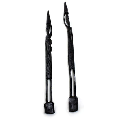 Ebony Skeleton Wooden Figurines