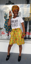Load image into Gallery viewer, Ankara Summer Shorts (Size Small)
