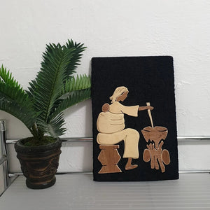 Nigerian Black Velvet Wood Art --- *New Styles Added*