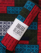 Load image into Gallery viewer, &#39;Tetris&#39; Head Wrap (2 yds)