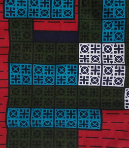 'Tetris' Head Wrap (2 yds)