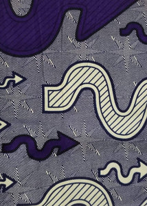 'Upward Bound' Ankara Fabric - 2 yard set