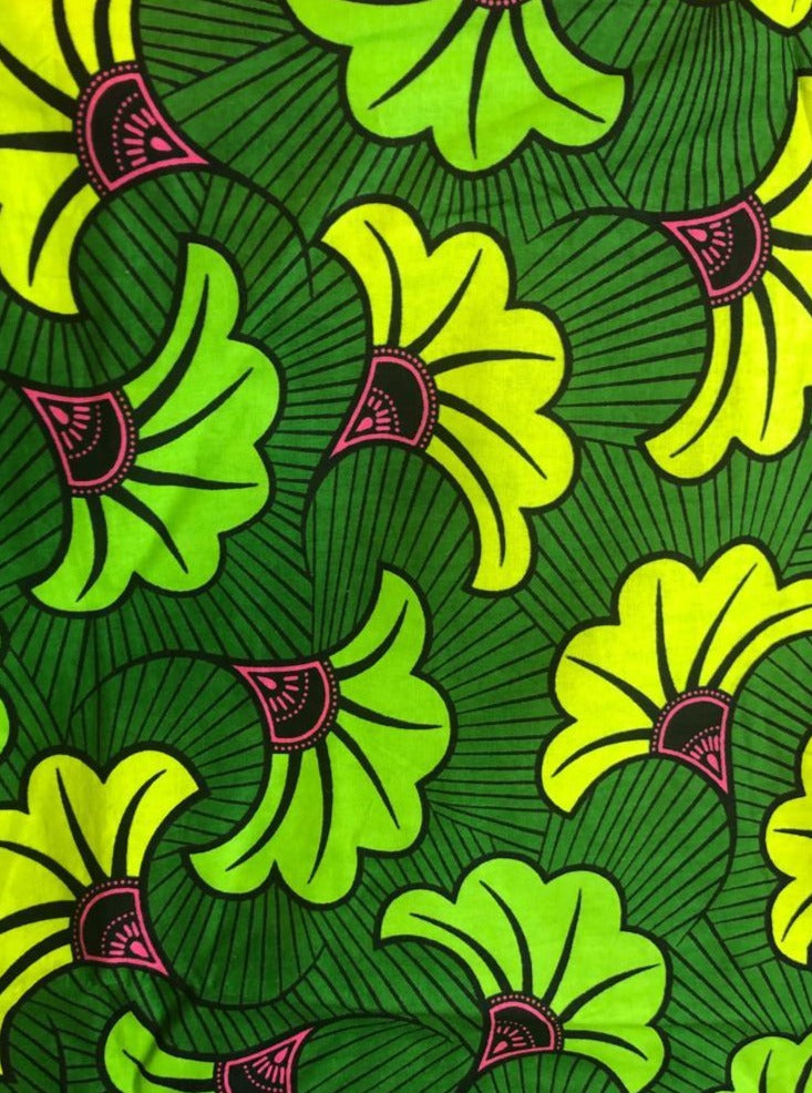 Spring Garden Ankara Fabric (2 yds)