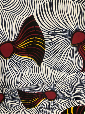 Funky Tassel Ankara Fabric (2 yds)