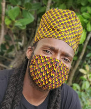 Load image into Gallery viewer, Unisex Kente Print Kufis (Caps)