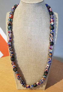 Ghanaian 'Trade Bead' Glass Necklace