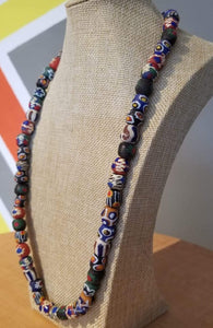 Ghanaian 'Trade Bead' Glass Necklace