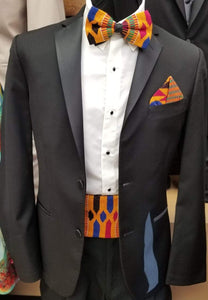 Handwoven Kente 3pc Tuxedo Set