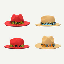 Load image into Gallery viewer, African Flair Fedora Hats