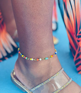 African Beaded Anklet