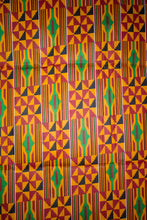 Load image into Gallery viewer, &#39;Serwa&#39; Kente Print Fabric (6 yds)