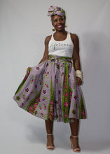 Load image into Gallery viewer, Pink Ivy Ankara Midi Skirt
