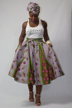 Load image into Gallery viewer, Pink Ivy Ankara Midi Skirt