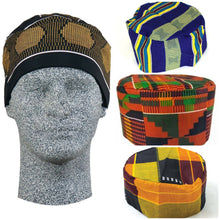 Load image into Gallery viewer, Unisex Kente Print Kufis (Caps)