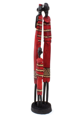 Maasai Family Stick Carving