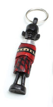 Load image into Gallery viewer, Maasai Warrior Keychain