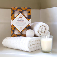 Load image into Gallery viewer, Nubian Heritage: African Black Soap Bath Bombs (Set of 6)