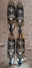 Load image into Gallery viewer, African Fang Masks - Painted Divine 9 (Pre-Order)