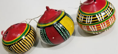 Holiday Ornament: Painted Hanging Gourds